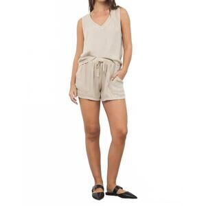 NEW LAMADE women's lyric shorts in beige
